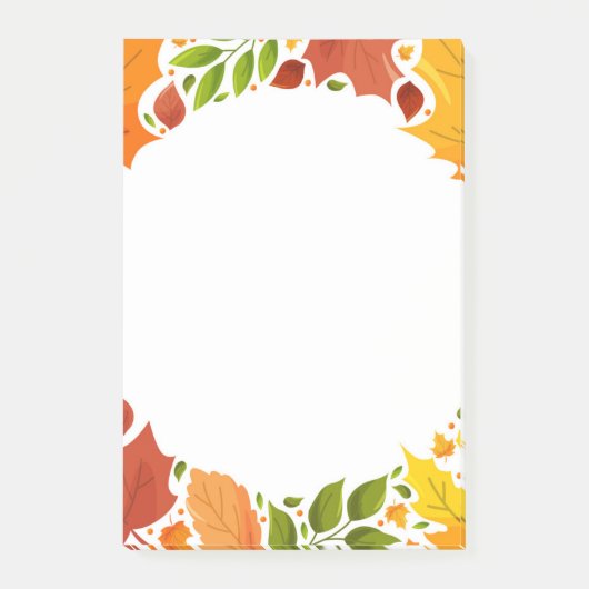 Post-it® Notes d'après automne (Devant)
