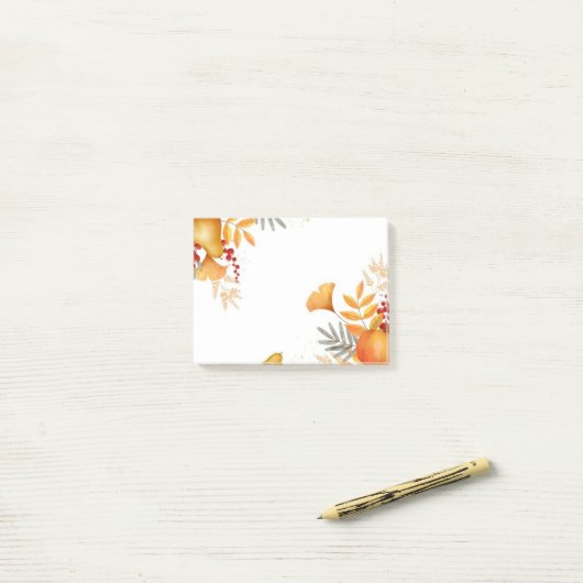 Post-it® Notes d'après automne (Sur un bureau)