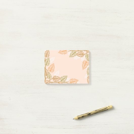 Post-it® Notes d'après automne (Sur un bureau)