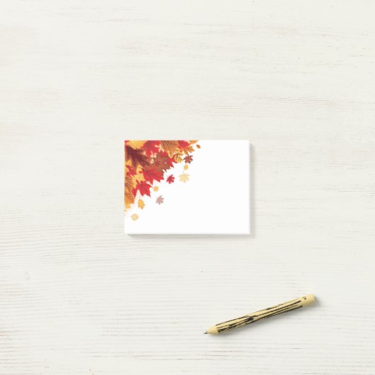 Post-it® Notes d'après automne (Sur un bureau)