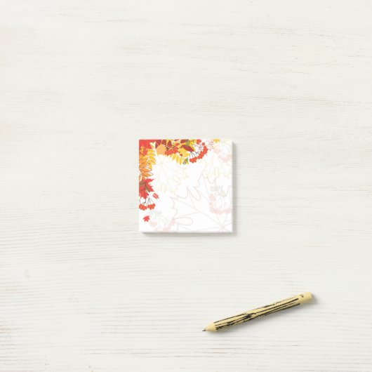 Post-it® Notes d'après automne (Sur un bureau)