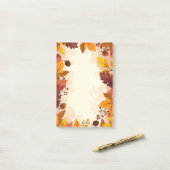 Post-it® Notes d'après automne (Sur un bureau)