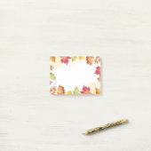 Post-it® Notes d'après automne (Sur un bureau)