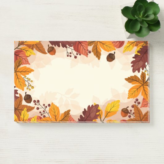 Post-it® Notes d'après automne (Bureau)