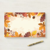 Post-it® Notes d'après automne (Sur un bureau)