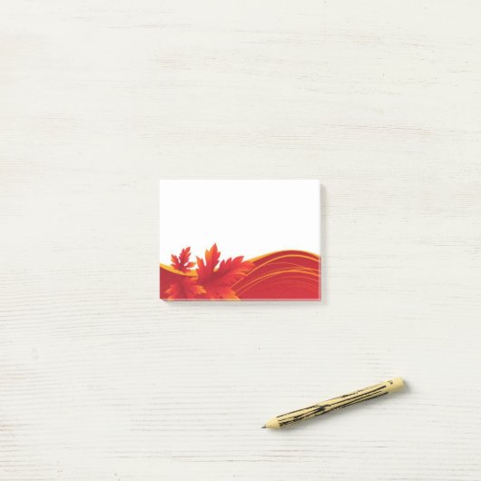 Post-it® Notes d'après automne (Sur un bureau)