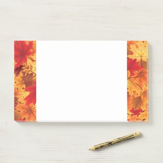 Post-it® Notes d'après automne (Sur un bureau)