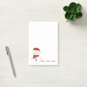 Post-it® Notes d'après-midi de Noël Snowman (Bureau)