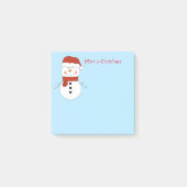 Post-it® Notes d'après-midi de Noël Snowman (Devant)