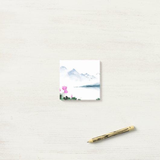 Post-it® Notes d'aquarelle (Sur un bureau)