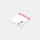 Post-it® Notes d'Art Bichon Rose Et Or (Incliné)