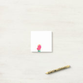 Post-it® Notes d'art photo Pink Cactus (Sur un bureau)