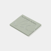 Post-it® Notes d'articles sur le thème du stéthoscope Médic (Incliné)