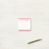 Post-it® Notes d'auto-affectation Elf Scout Père Noël (Sur un bureau)