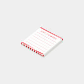 Post-it® Notes d'auto-affectation Elf Scout Père Noël (Incliné)