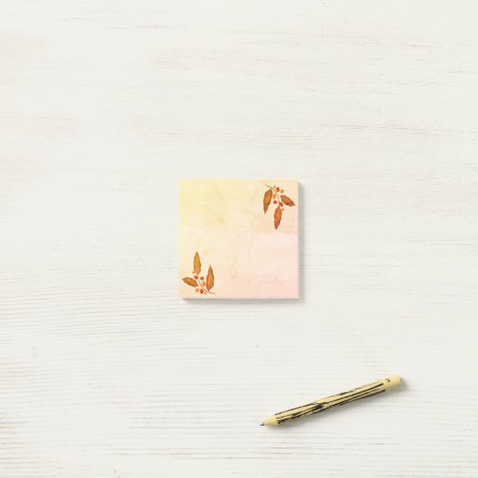 Post-it® Notes d'automne (Sur un bureau)
