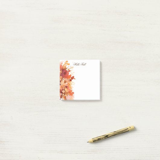 Post-it® Notes d'automne (Sur un bureau)