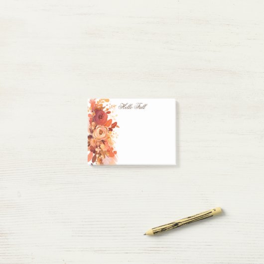 Post-it® Notes d'automne (Sur un bureau)