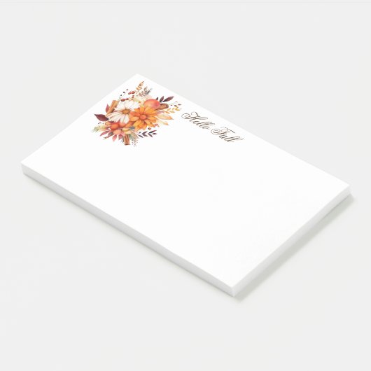 Post-it® Notes d'automne (Incliné)