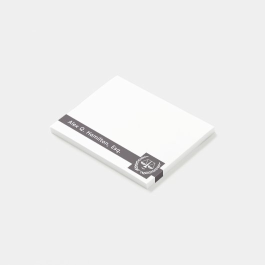 Post-it® Notes d'avocat personnalisées (Incliné)