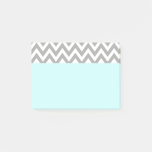 Post-it® Notes de Aqua Grey (Devant)