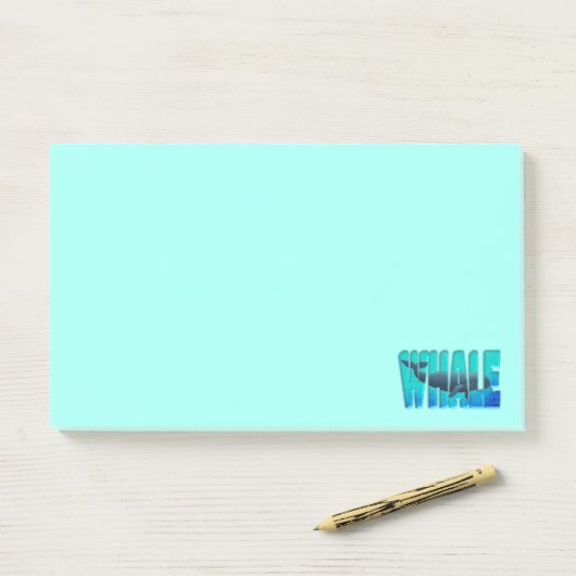 Post-it® notes de baleine (Sur un bureau)