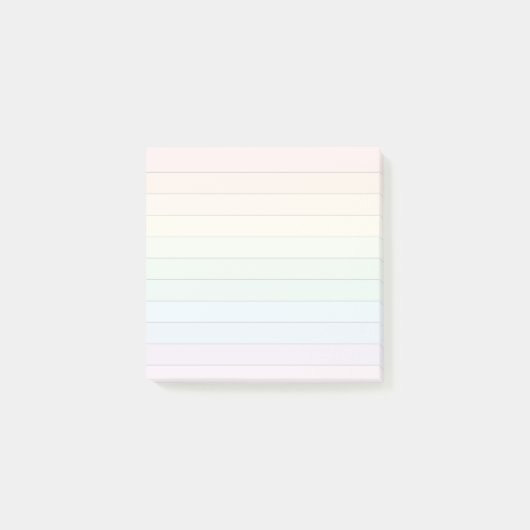Post-it® Notes de bande Rainbow Pastel (Devant)