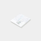 Post-it® Notes de Bichon d'hiver KiniArt (Incliné)