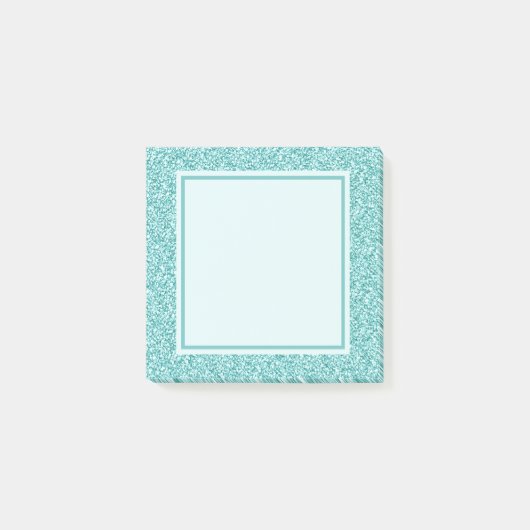 Post-it® Notes de Blue Sparkle Post (Devant)