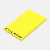Post-it® Notes de Bob Dayglow Yellow (Incliné)
