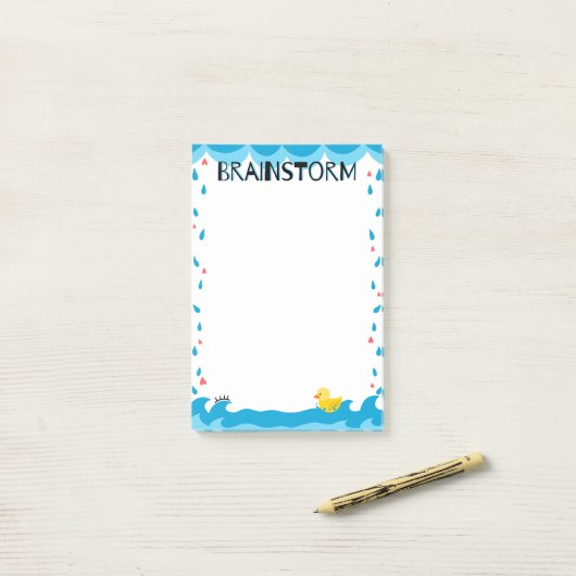 Post-it Notes de Brainstorm (Sur un bureau)