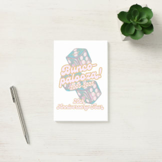 Post-it notes de Bunco-palooza
