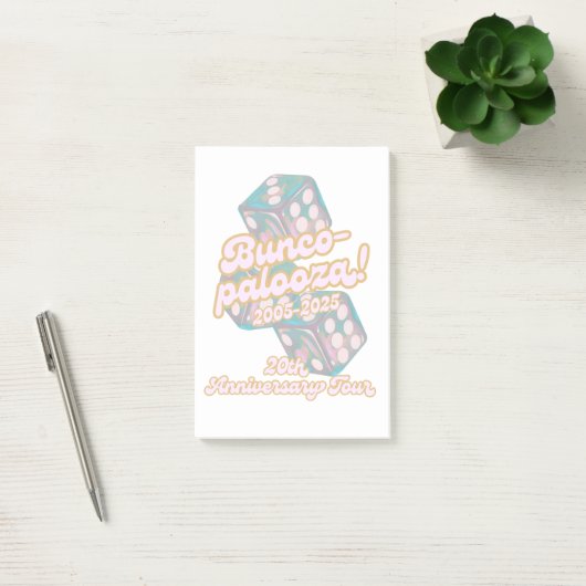 Post-it notes de Bunco-palooza (Bureau)
