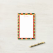 Post-it® Notes de bureau orangé brillant (Sur un bureau)