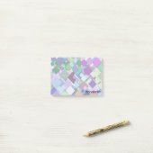 Post-it® Notes de bureau Pastel Geometrics Modern Aesthetic (Sur un bureau)