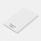 Post-it® Notes de bureau personnalisées en gris clair (Incliné)