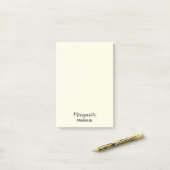 Post-it® Notes de bureau personnel jaune clair (Sur un bureau)