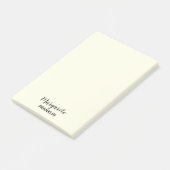 Post-it® Notes de bureau personnel jaune clair (Incliné)