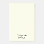 Post-it® Notes de bureau personnel jaune clair (Devant)
