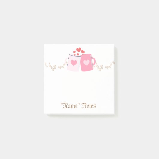 Post-it® Notes de café personnalisées (Devant)