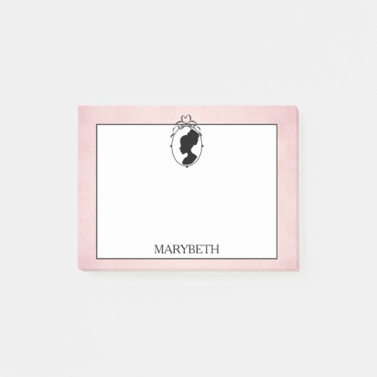 Post-it® Notes de Cameo Post-It du style victorien des anné (Devant)