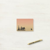 Post-it® Notes de caniche de Paris (Sur un bureau)