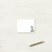Post-it® Notes de chat patineur mignon (Sur un bureau)