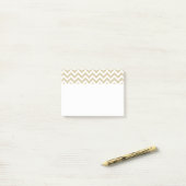 Post-it® Notes de Chevron tendance (Sur un bureau)