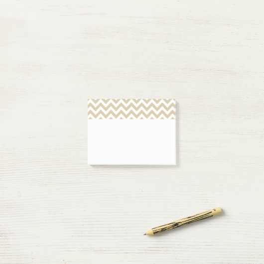 Post-it® Notes de Chevron tendance (Sur un bureau)