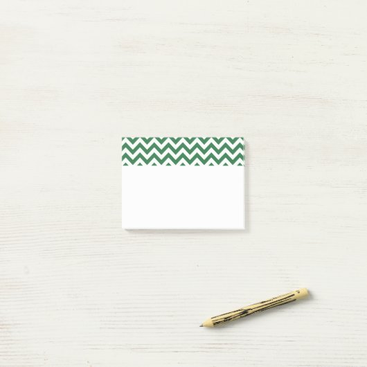 Post-it® Notes de Chevron tendance (Sur un bureau)