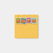 Post-It Notes de citrouilles de Halloween (Devant)