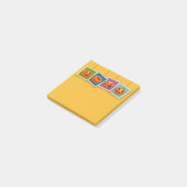 Post-It Notes de citrouilles de Halloween (Incliné)