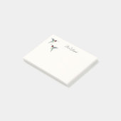 Post-it® Notes de colibri à gorge rubis (Incliné)