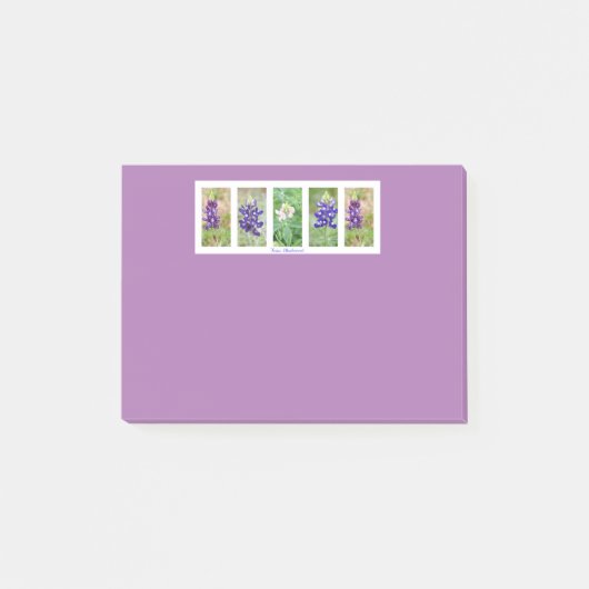 Post-it® Notes de collage de Bluebonnet de Texas (Devant)